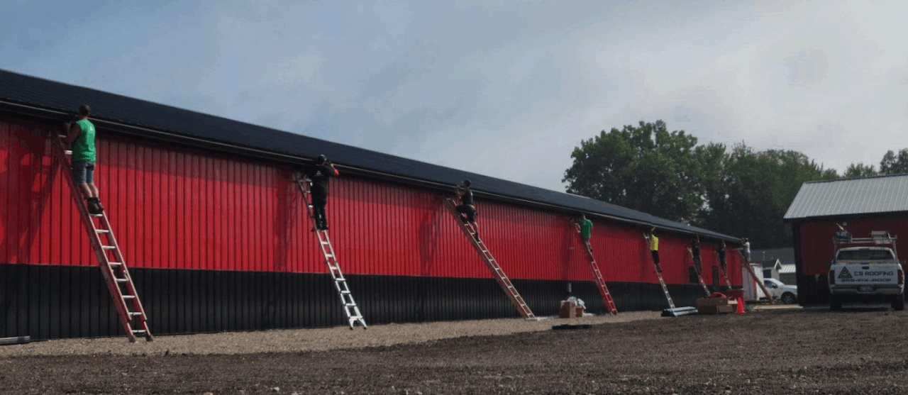 CS Roofing Company Gutter Installation