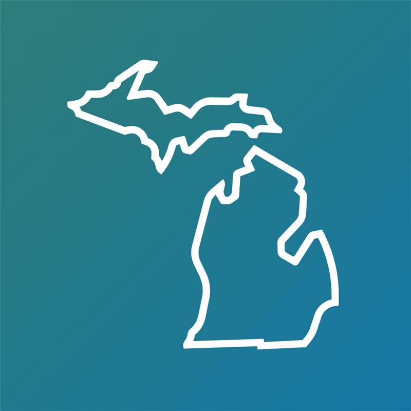 Michigan outline icon